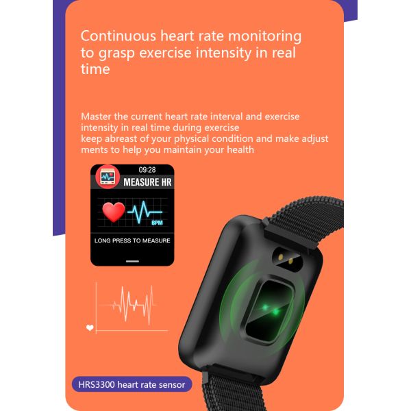 Odm Oem Smart Watch HL19 Android Health Fitness Sport BT5.0 Nfc Ic Id RFID 13.56MHz Strap