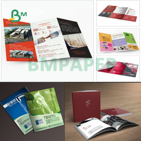 90gsm 100gsm Glossy Coated C2S Chromo Art Paper Magazine Printing