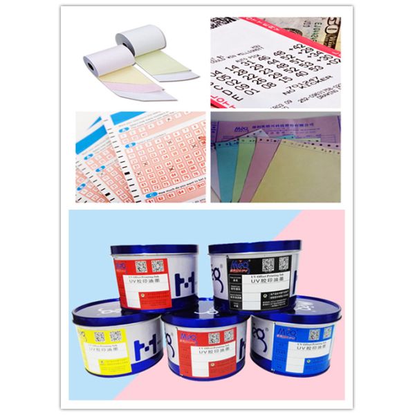 High Resolution UV Offset Ink , Thermal Paper Offset Printing Ink 12 Month Lifespan