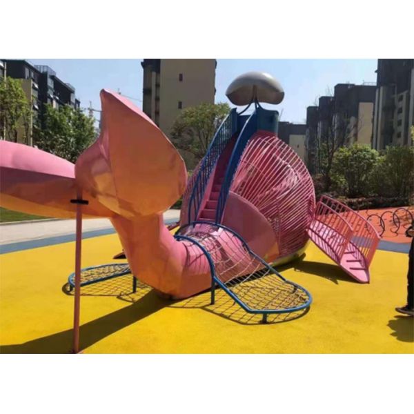 Sea Theme Shrimp Whale Playground Artistic Outdoor Playground Equipment
