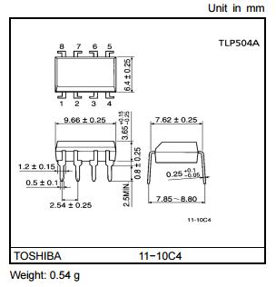 GaAs Ired & Photo - Transistor , Programmable Controller TLP504A-2