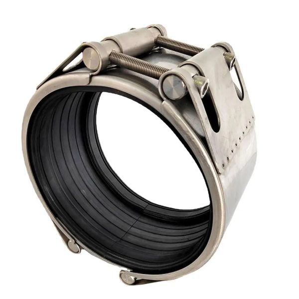 EN545 Large Range Flexible Bolt Gibault Joint Carbon Steel PN10/16 PVC Pipe Universal Coupling