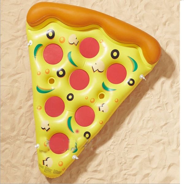 Inflatable Pizza Float,Swimming Pool Inflatable Cherry Pie Slice Float Raft Fun Toy