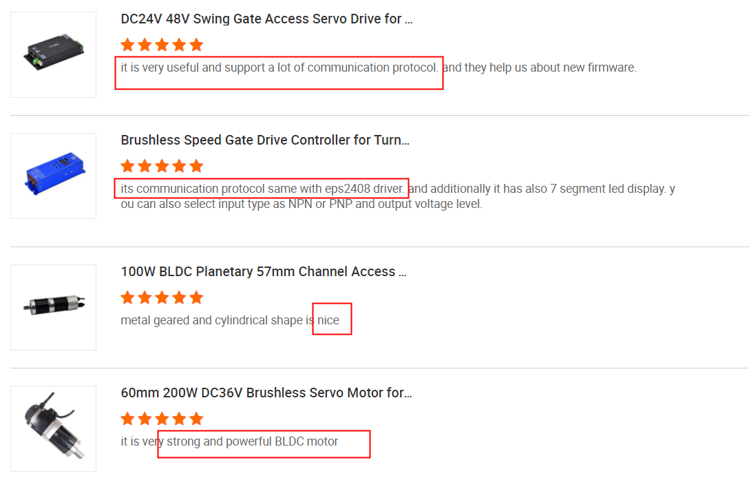 36V 5.5A 0.64Nm DC Servo Motor For Speed Gate Turnstile