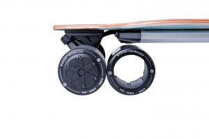 Quality Dual hub motors in-wheel I-Wonder SK-E2 electric longboard Led light electric skateboard for sale