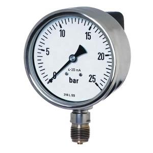 China Oil Filled Ammonia Refrigerant Pressure Gauge 50mm / 2 316ss on sale