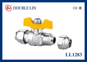 Quality Chrome Plated 26Bar DIN259 T Handle Gas Valve for sale