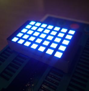 Quality Ultra bright blue 3mm 5*7 sqaure dot matrix led display row cathode column anode for elevator floor indicator for sale
