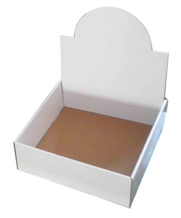 Food Cardboard Counter Display Boxes Corrugated Shipper Displays SGS Approve