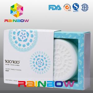 China Paper Box Packaging For Soap Packaging / Customized  Soap Box With Clear Window on sale