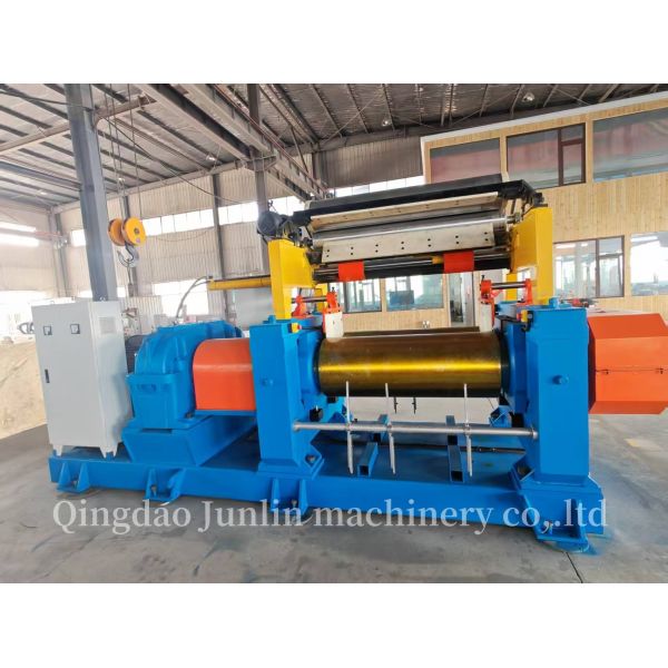 Automatic PLC Control Two Roll Open Rubber Mixing Mill Rubber Processing Machine