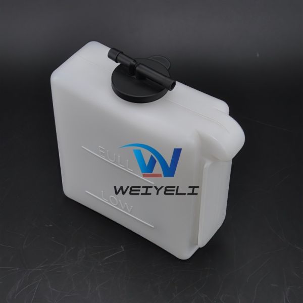 Excavator Construction Machinery Auxiliary Kettle For SY20 SY26 Plastic Radiator Water Tank Return Kettle Spare Small Water Tank Spare Parts
