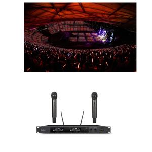 Quality Diversity Receiver Wireless Handheld Microphone With Single Channel Bodypack for sale
