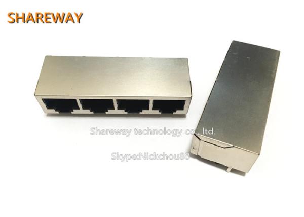 Buy 2*8 Port RJ45 Connector Modular Jack J20-0116NL For Gateway Applications at wholesale prices