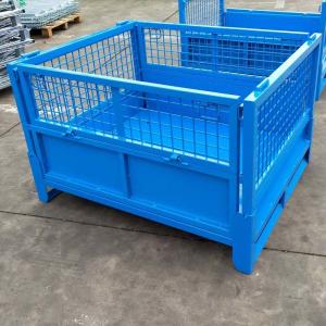 Buy cheap Customized Weight Material Handling Storage Steel Pallet Box Warehouse Storage from wholesalers