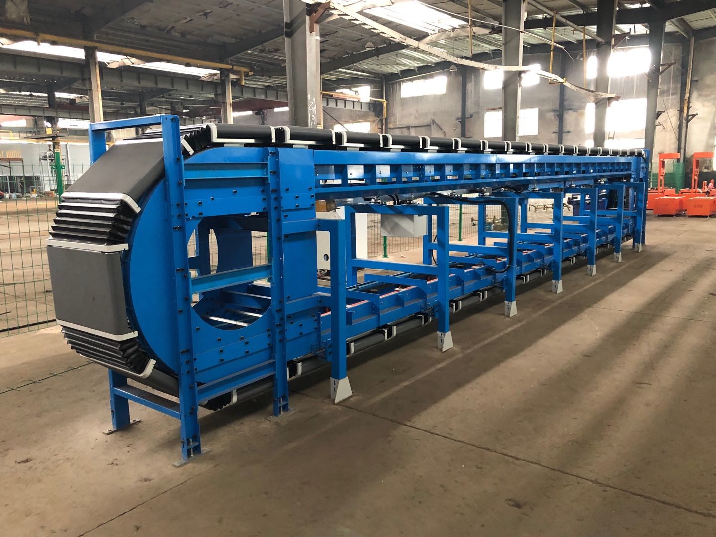 Linear Intelligent Conveying Cross Belt Parcel Sorting System