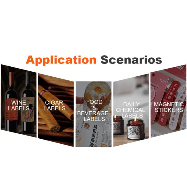 Custom Stickers Gold Embossed Private Printed Soft Aluminum Metal Label Red Wine Bottle Label