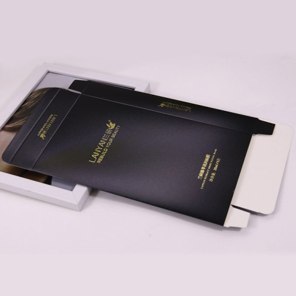 Foil Hot Stamping Recycled Paper Boxes Gloss Matte Lamination