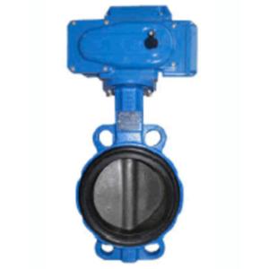 Quality Electric Wafer Centerline Butterfly Valves , Ductile Iron Butterfly Valve for sale