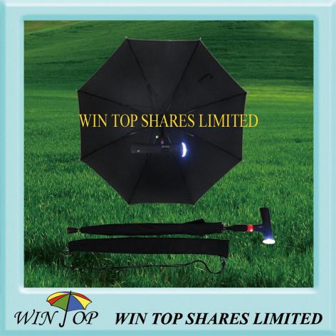Buy LED Auto Stick Umbrella with Radio, Alarm Function at wholesale prices
