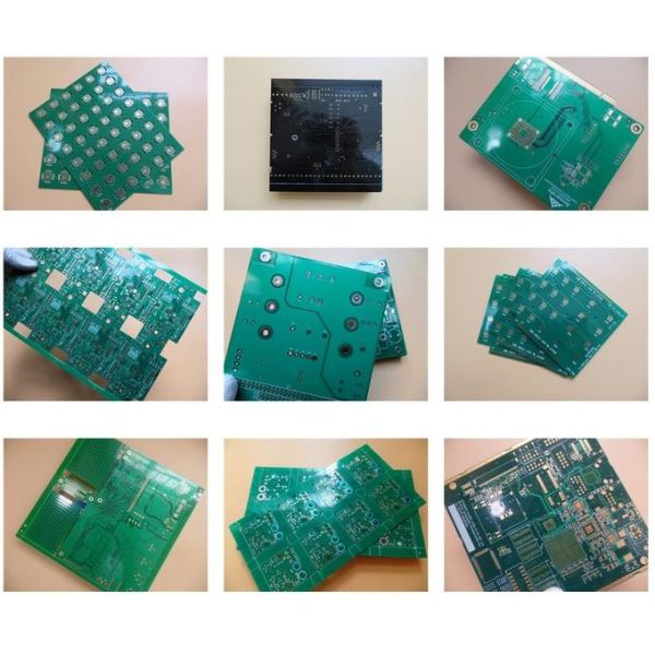 High Frequency PCB Made On RO4350B With White Silkscreen on Top Side 0.10mm Hole Prototyping Pcb Circuit Board , 12 Layers Fr4 Printed Circuit Board
