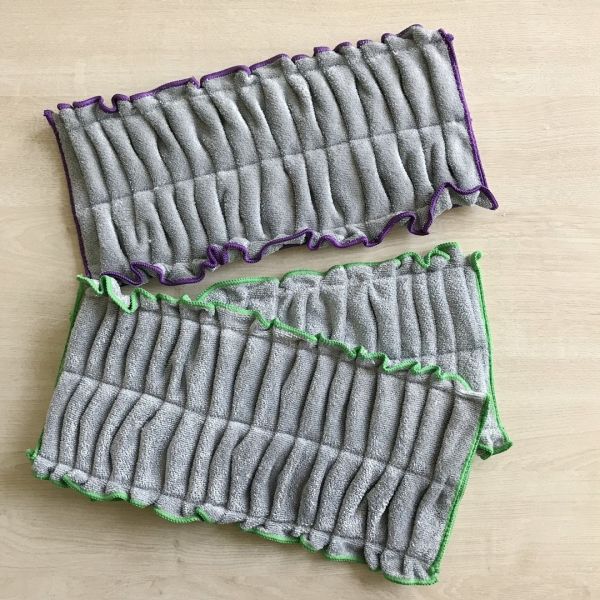 100% polyester absorb water flat mop house keeping wet mop Chinese suppiler with scrape