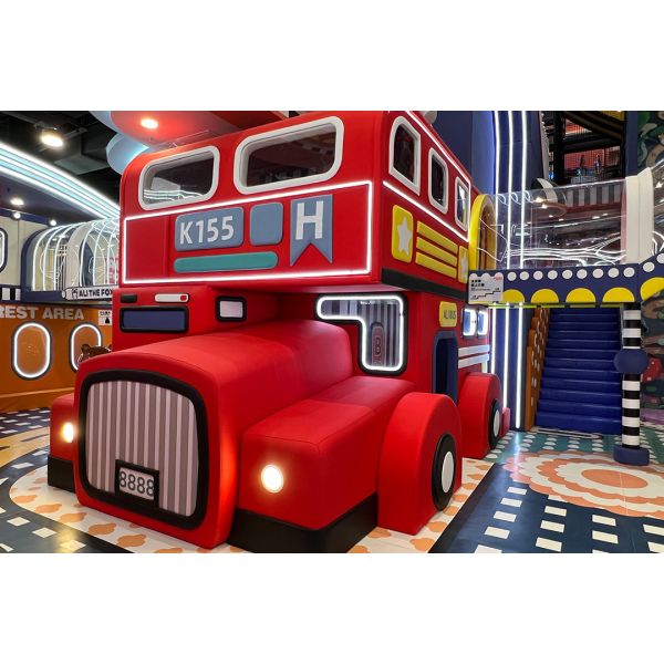 Custom Indoor Playground for Kids Ages 3-12 with Safety Features