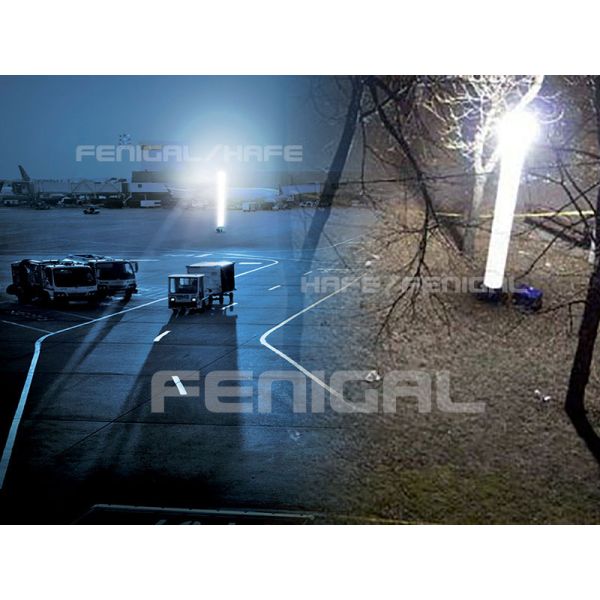 110000lm 230v 120v CRI>65 Blow Up Light Tower