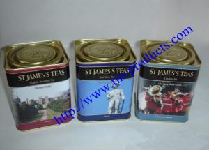 China High Quality Tea Tin Box Tea Box, metal tea case, Tea tin Box,from China Goldentinbox.com on sale