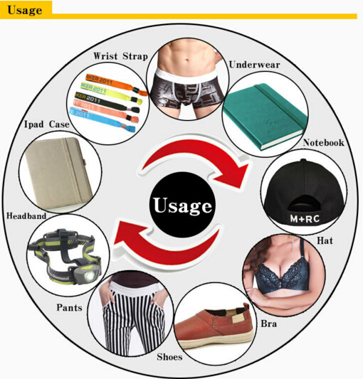 BV Approved Printing Logo 3d Silicone Elastic Band For Yoga Cloth