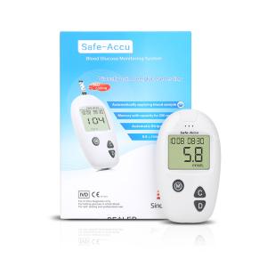 China Virtual Pain Free Blood Sugar Level Monitor , 10s test time Glucose Monitoring Devices With Wild Hematocrit Range on sale