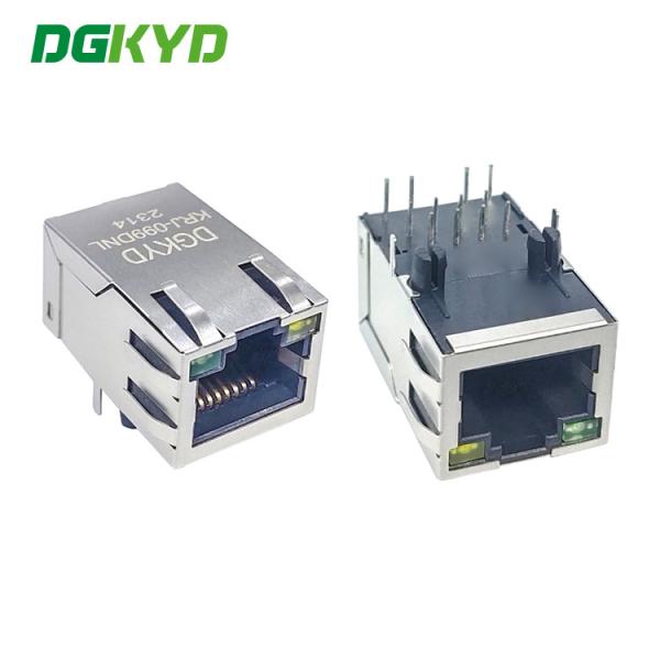 Buy KRJ-099DNL Integrated Magnetics RJ45 Connector Single Port With Transformer Modular Jack Customized at wholesale prices