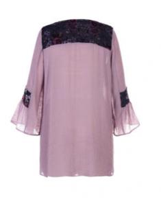 Quality Soft Custom Made Plus Size Dresses V Neck Chiffon Fabric With Flower Mesh Design for sale