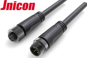 China Waterproof M12 Circular Connector IP68 Screw Locking Connection Mode on sale