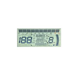 Quality Manufacturer Cheap Custom HTN LCD Display Eight Shape Monochrome 7 Segment Graphic LCD Screen For Motorcycle Instruments for sale