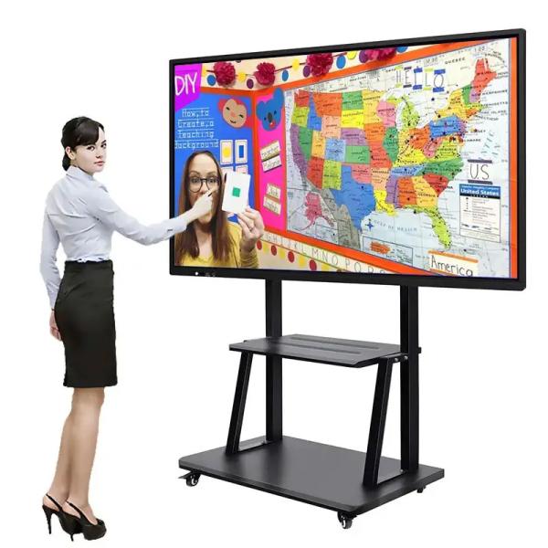 Buy 55 Inch Multi Touch Interactive Whiteboard , Intelligent Interactive Flat Panel Display at wholesale prices