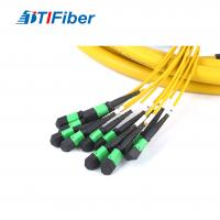 China Outdoor Armored Fiber Optic Patch Cord SM MM MTP MPO To LC 12 24 Multicore for sale