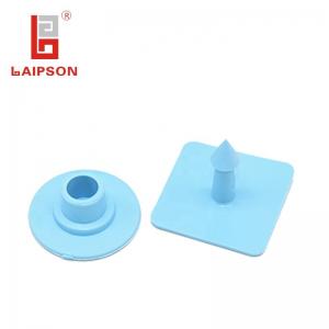 Quality 30mm Square ISO14001 Swine Ear Tags With Plastic Tip for sale