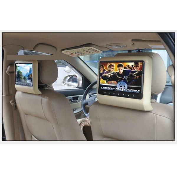 Buy Back Hanging Car Headrest Monitor Beige Color 1080P Multiple Format Video Decoding at wholesale prices
