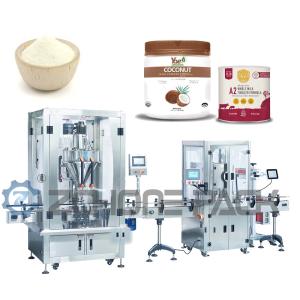 Quality Milk Powder Double Head Filling Machine Automatic AC 380V 50/60Hz for sale