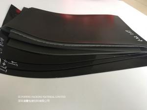 Quality 0.7mm Black SGS SR-S-15P Urethane Foam Polyurethane foam With PET Support for sale