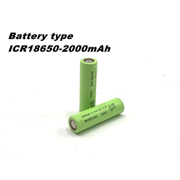 10C High Rate 3.6v 2000mAh 18650 Lithium Battery Cell Constant Current 20A