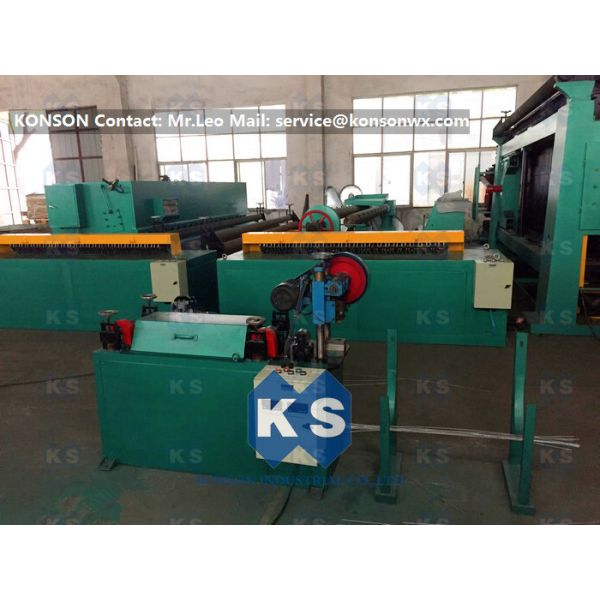 3.5 Meter Per Minute Automatic Gabion Mesh Machine With Wrapped Edge Machine