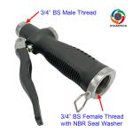Trigger Control Soft Rain Spray Wand With Adjustable Angle