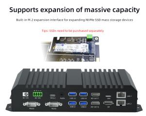 Quality 8K Android 12 RK3588 8 Core 6T AIoT Edge Computing Device RS232 RS485 Media Player Box for sale