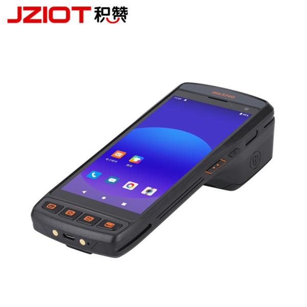 Buy JZIOT SDK Equipped Wireless Portable Laser 1D 2D Handheld Android NFC Barcode PDA Scanner With Printer at wholesale prices