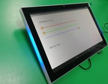 Buy Building Security Touch Tablet 10.1 Inch Android OS Wall Mount Control Panel PC With RGB LED Light POE Option at wholesale prices