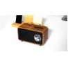 TF Card Supported Wooden Bluetooth Speaker , Line - In Function Wooden Stereo Speakers for sale