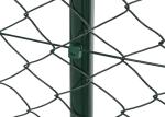 30m Woven Chain Link Mesh Fence / Galvanized Diamond Wire Mesh