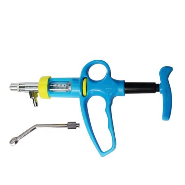 Animals Husbandry 5cc Automatic Syringe For Cattle Injection Needles 5cc